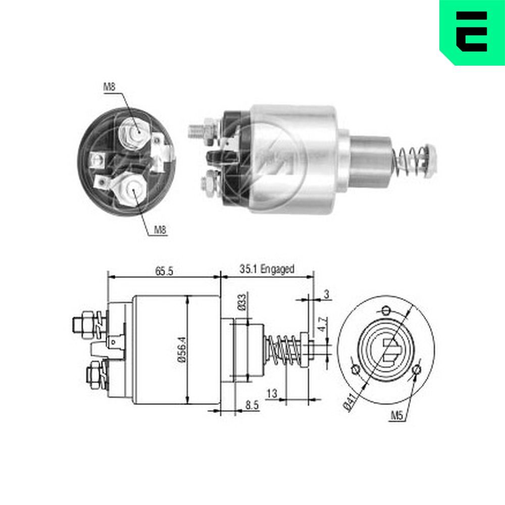 Solenoid Switch, starter