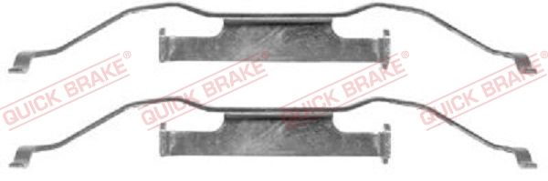 QUICK BRAKE 109-1148 Accessory kit, disc brake pad
