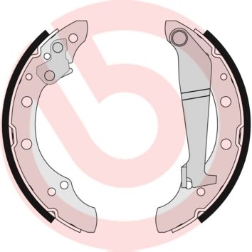 BREMBO S 85 508 Brake shoe set