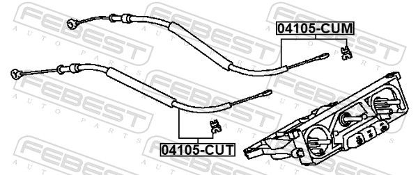 Cable, heater flap-1