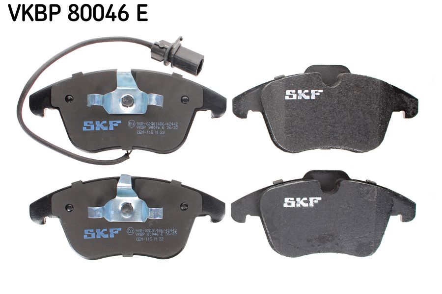 SKF VKBP 80046 E Brake pad set, disc brake