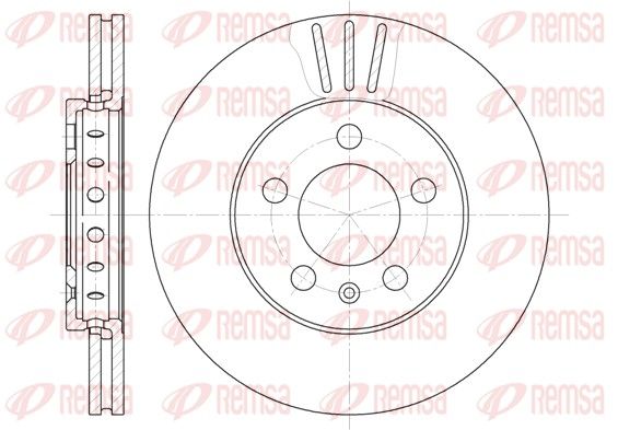 REMSA 6545.10 Brake disc