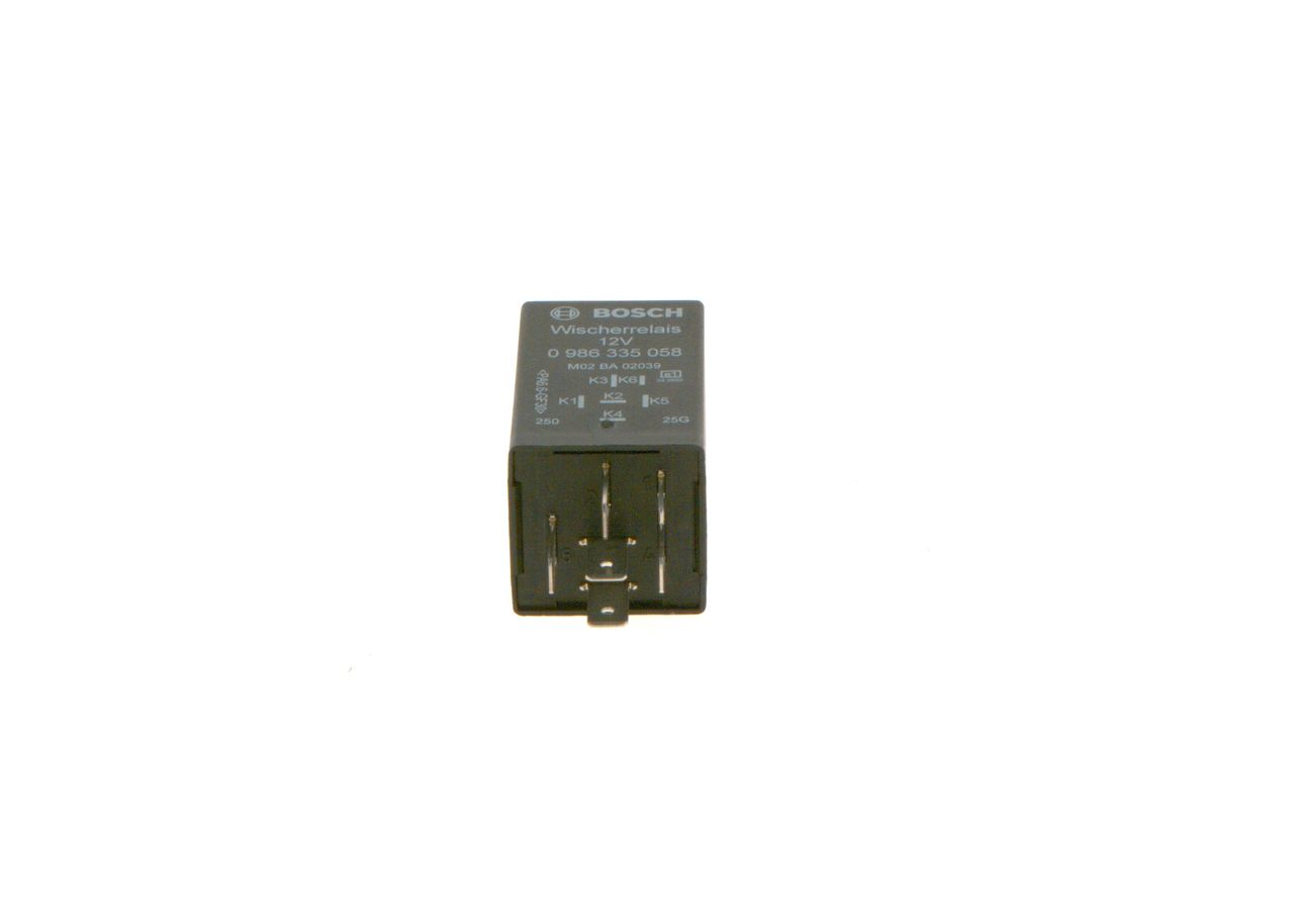 BOSCH 0 986 335 058 Relay, wipe/wash interval