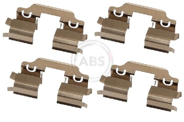 A.B.S. 1653Q Priedų komplektas, diskinių stabdžių trinkelės