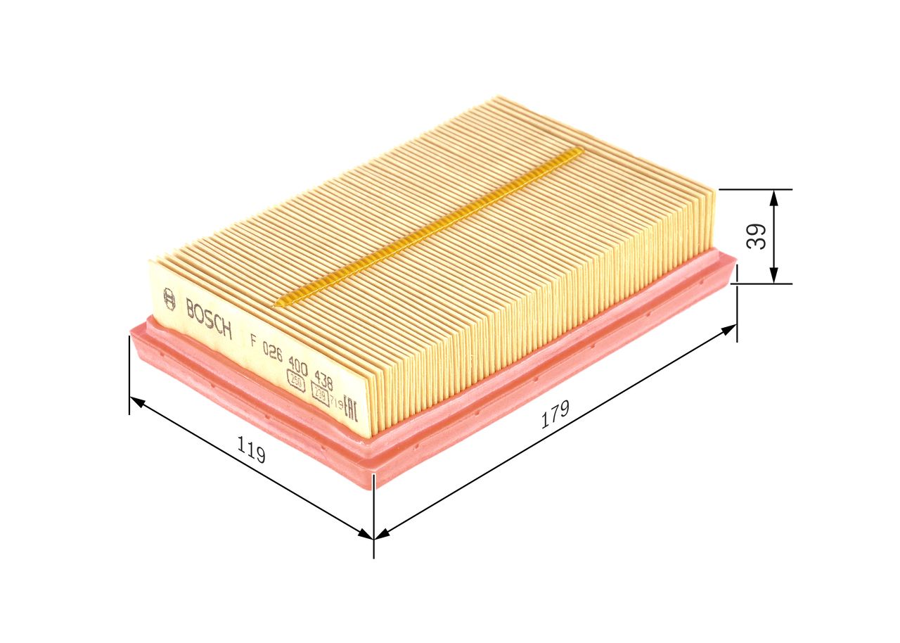 BOSCH F 026 400 438 Oro filtras