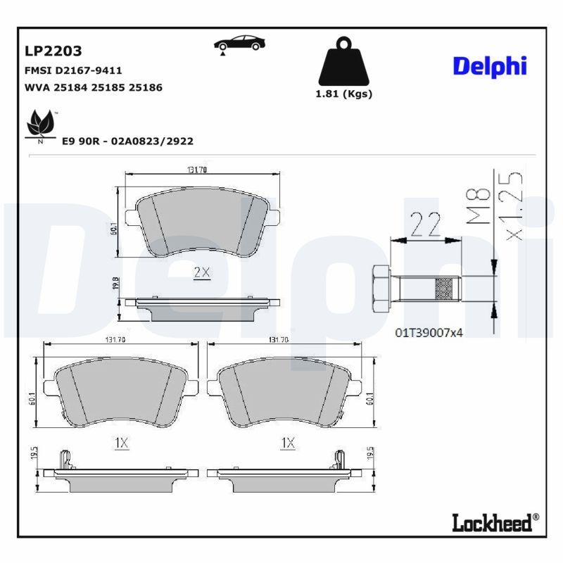 Brake Pad Set, disc brake-2