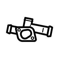 NRF 775125 Coolant flange