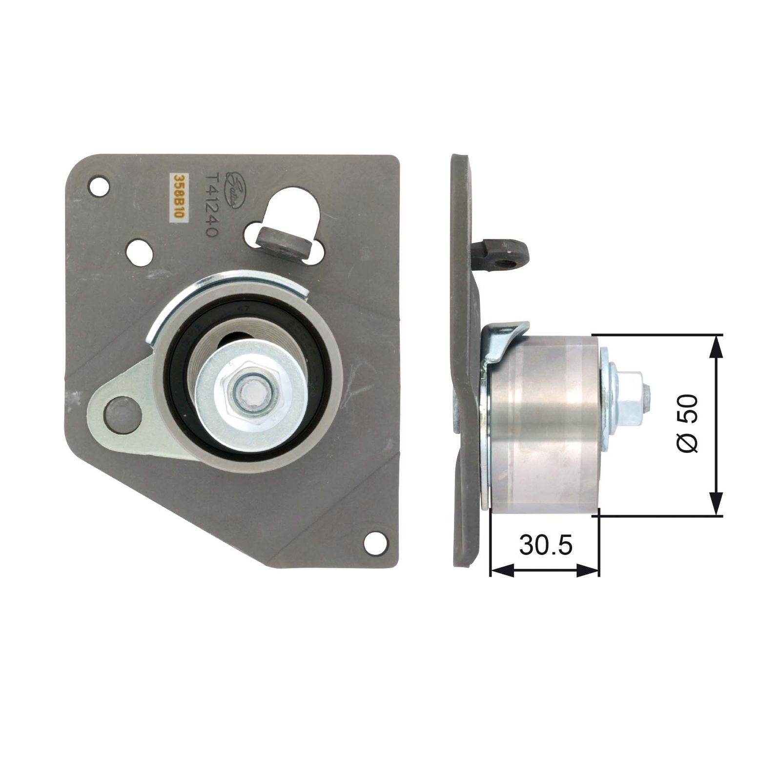 GATES T41240 Tensioner pulley, timing belt