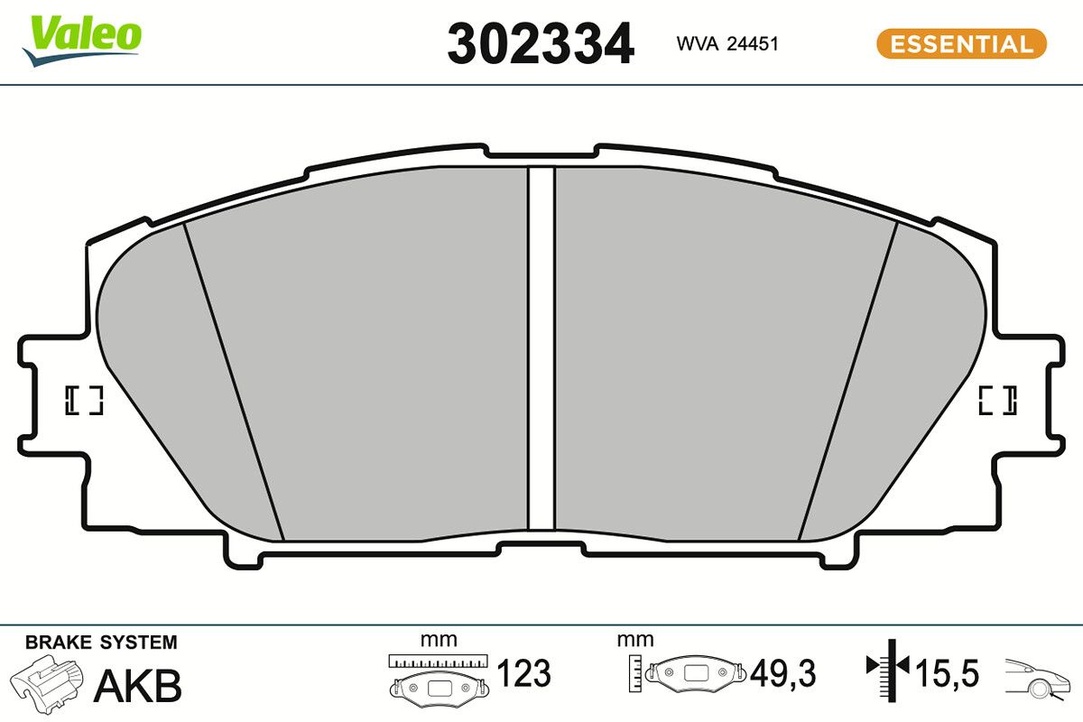 Brake Pad Set, disc brake-main