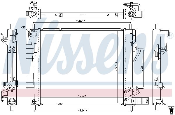Radiator, engine cooling-4