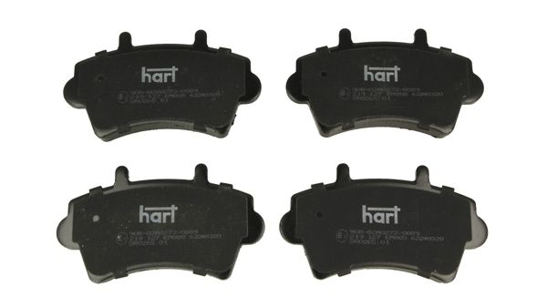 HART 219 127 Stabdžių trinkelių rinkinys, diskinis stabdys