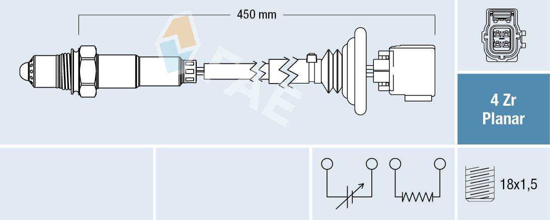 FAE 77647 Oxygen sensor