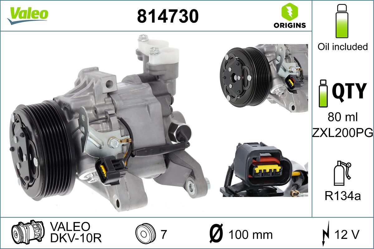 VALEO 814730 Compressor, air conditioning