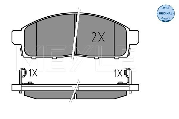 Brake Pad Set, disc brake-1