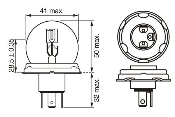 Bulb, high beam headlight-6