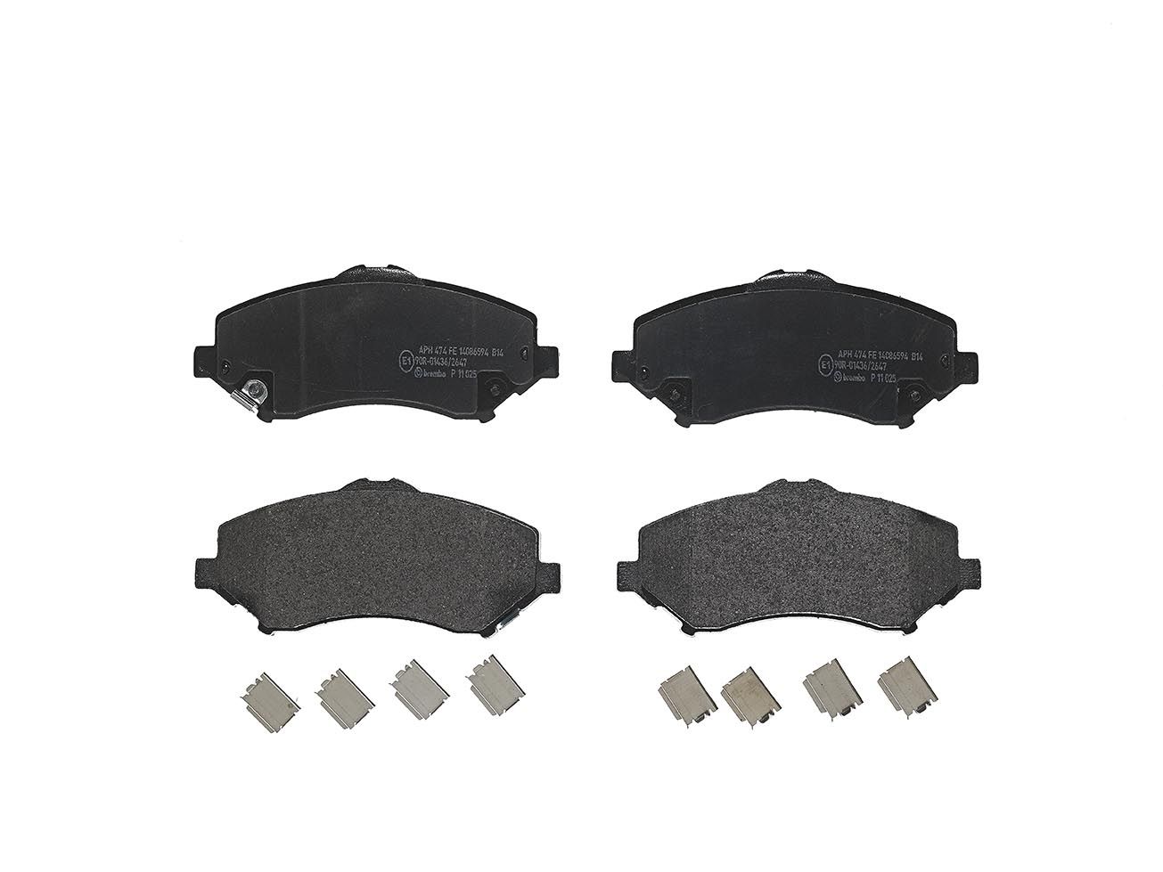 BREMBO P 11 025 Brake pad set, disc brake