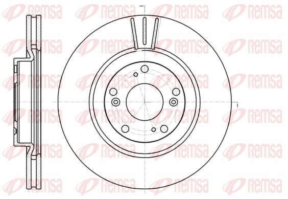 REMSA 61297.10 Brake disc