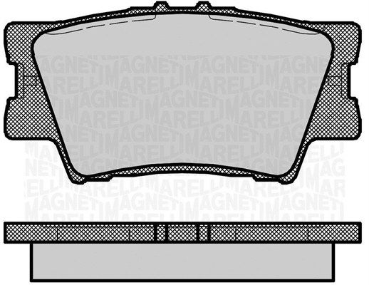 MAGNETI MARELLI 363916060633 Brake pad set, disc brake