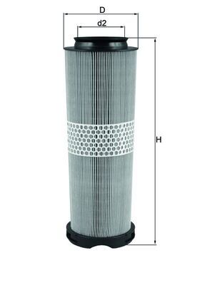 KNECHT LX 1020 Air filter