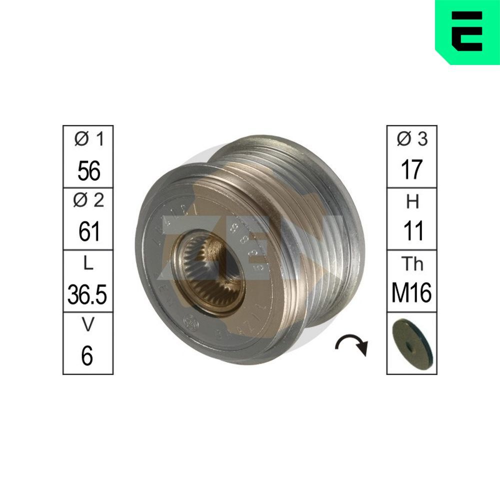 Alternator Freewheel Clutch