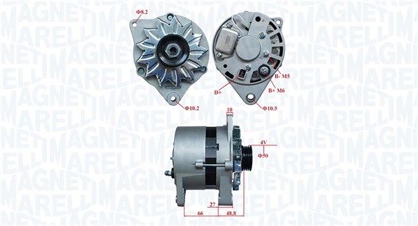 MAGNETI MARELLI 063731455010 Alternator