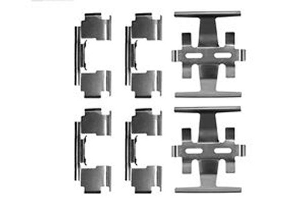 TRW PFK266 Priedų komplektas, diskinių stabdžių trinkelės