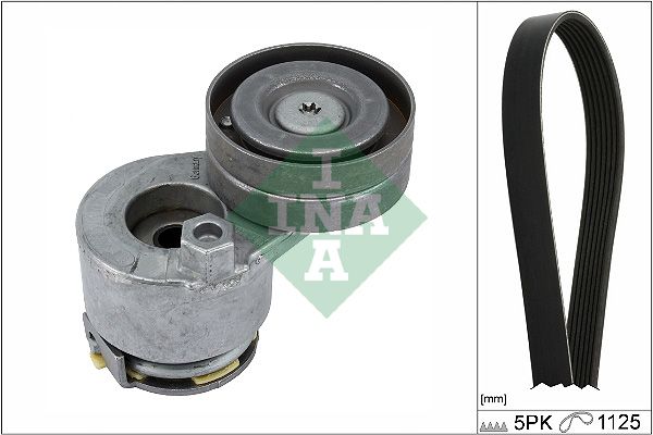 SCHAEFFLER INA 529 0427 10 V-ribbed belt set