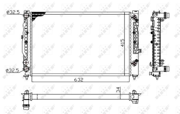 Radiator, engine cooling-4