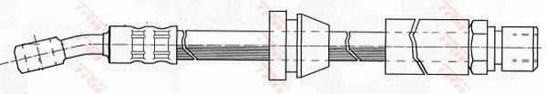 TRW PHD415 Brake hose