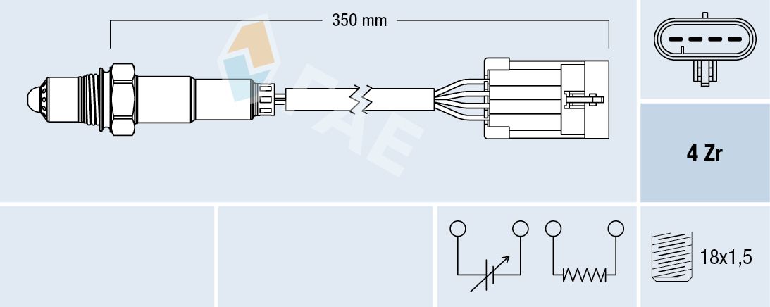 FAE 77195 Oxygen sensor