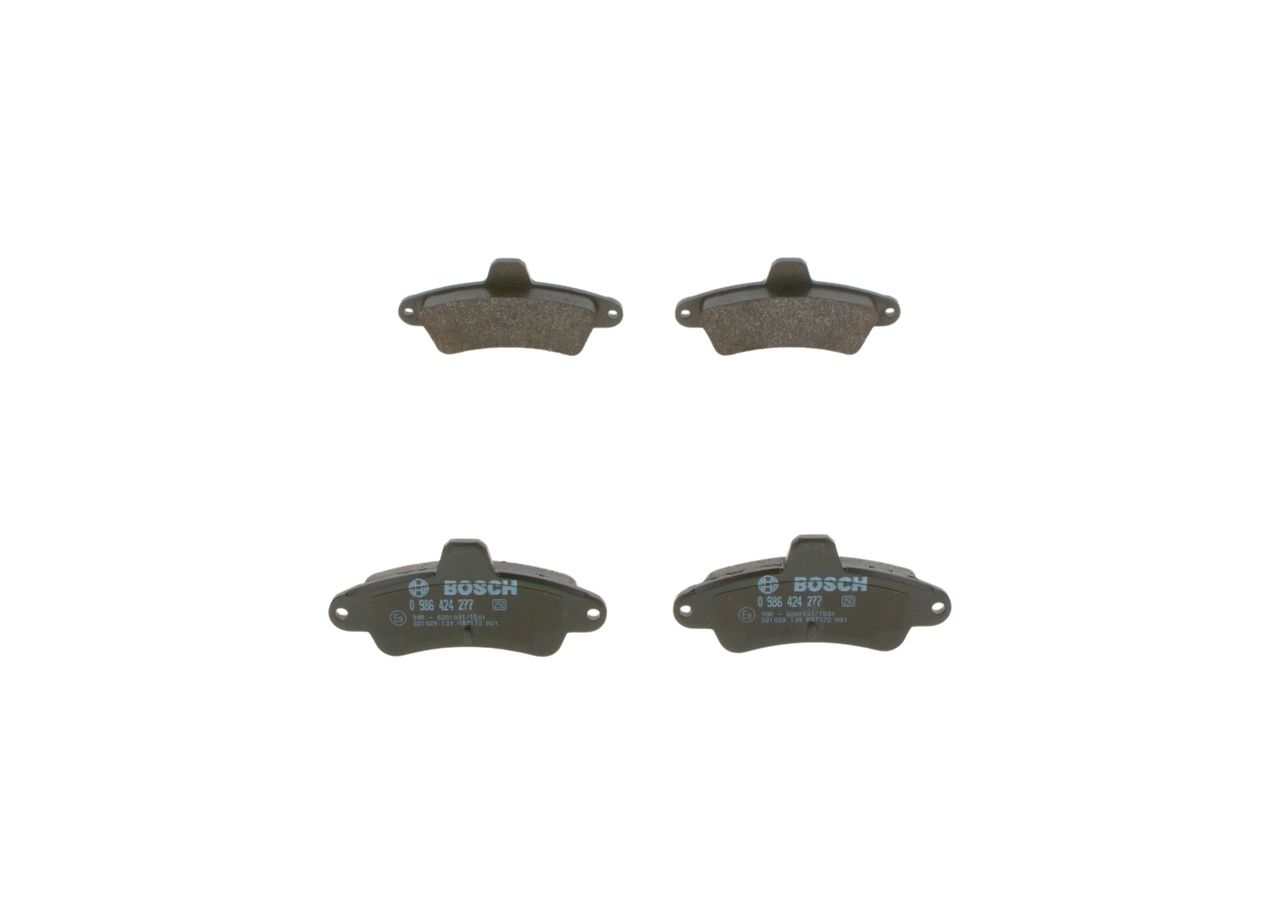 BOSCH 0 986 424 277 Brake pad set, disc brake