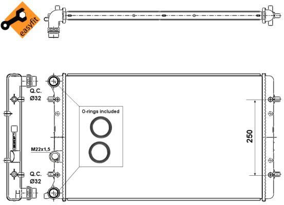 Radiator, engine cooling-5
