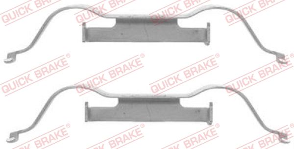 QUICK BRAKE 109-1288 Accessory kit, disc brake pad