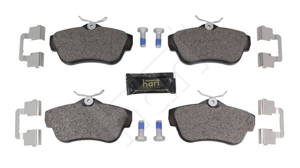 HART 261 852 Stabdžių trinkelių rinkinys, diskinis stabdys