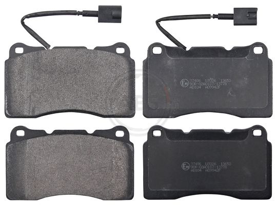 A.B.S. 37486 Brake pad set, disc brake