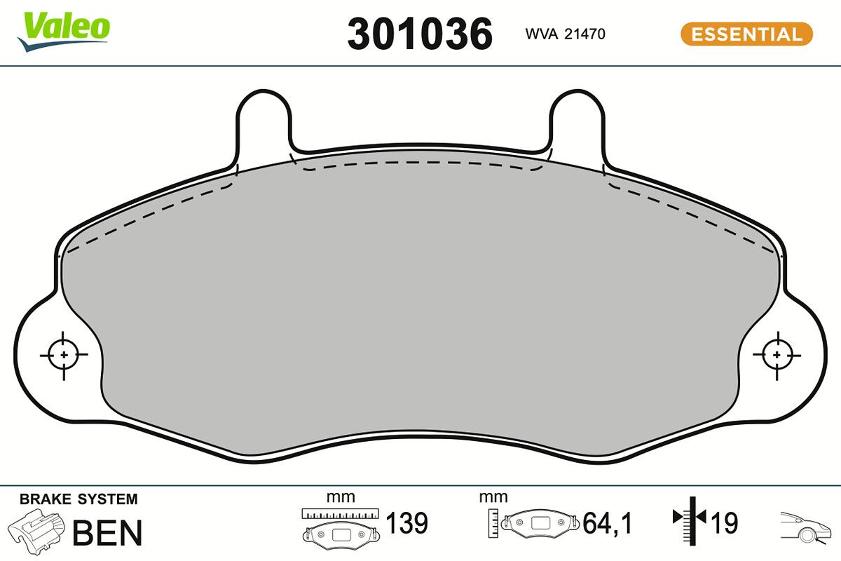 Brake Pad Set, disc brake-main