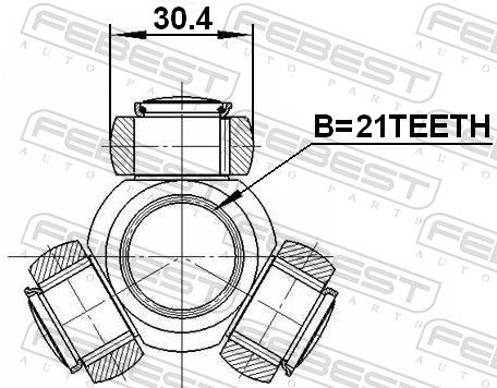 Spider Assembly, drive shaft-1