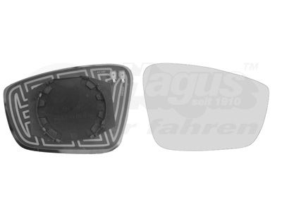 VAN WEZEL 5701838 Mirror glass, exterior mirror