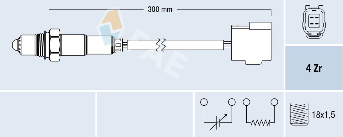 FAE 77261 Oxygen sensor