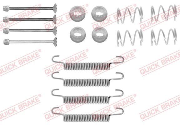 QUICK BRAKE 105-0711 Accessory kit, parking brake shoes