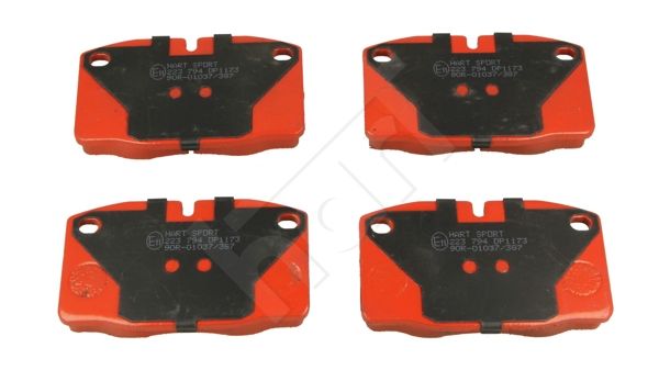 HART 223 794 Stabdžių trinkelių rinkinys, diskinis stabdys