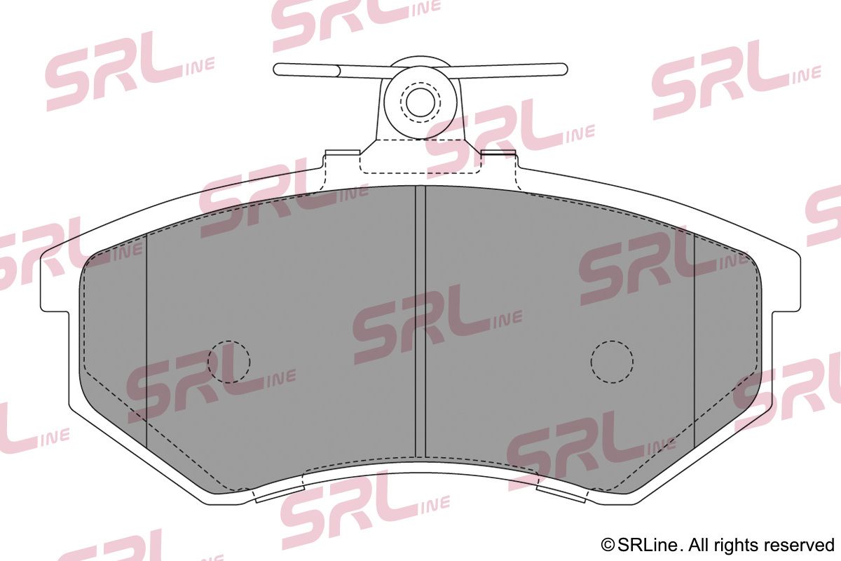 SRLINE S70-0407 Brake pad set, disc brake