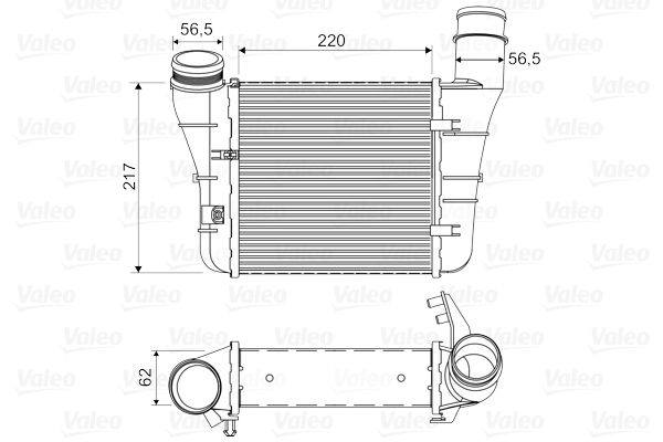 VALEO 818669 Charge air cooler