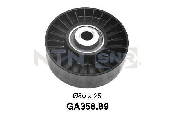 SNR GA358.89 Deflection/guide pulley, v-ribbed belt