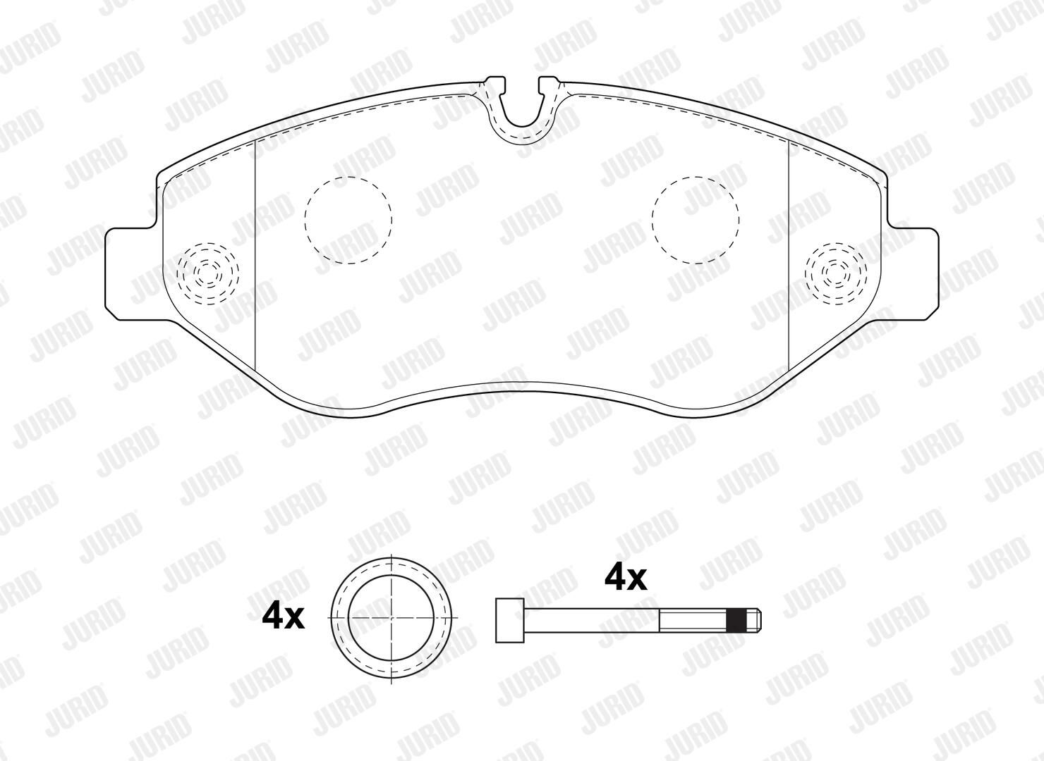 Brake Pad Set, disc brake-1