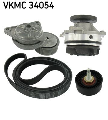 SKF VERTEVO VKMC 34054 Water pump + v-ribbed belt kit