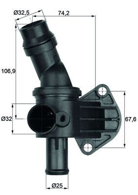 Thermostat, coolant