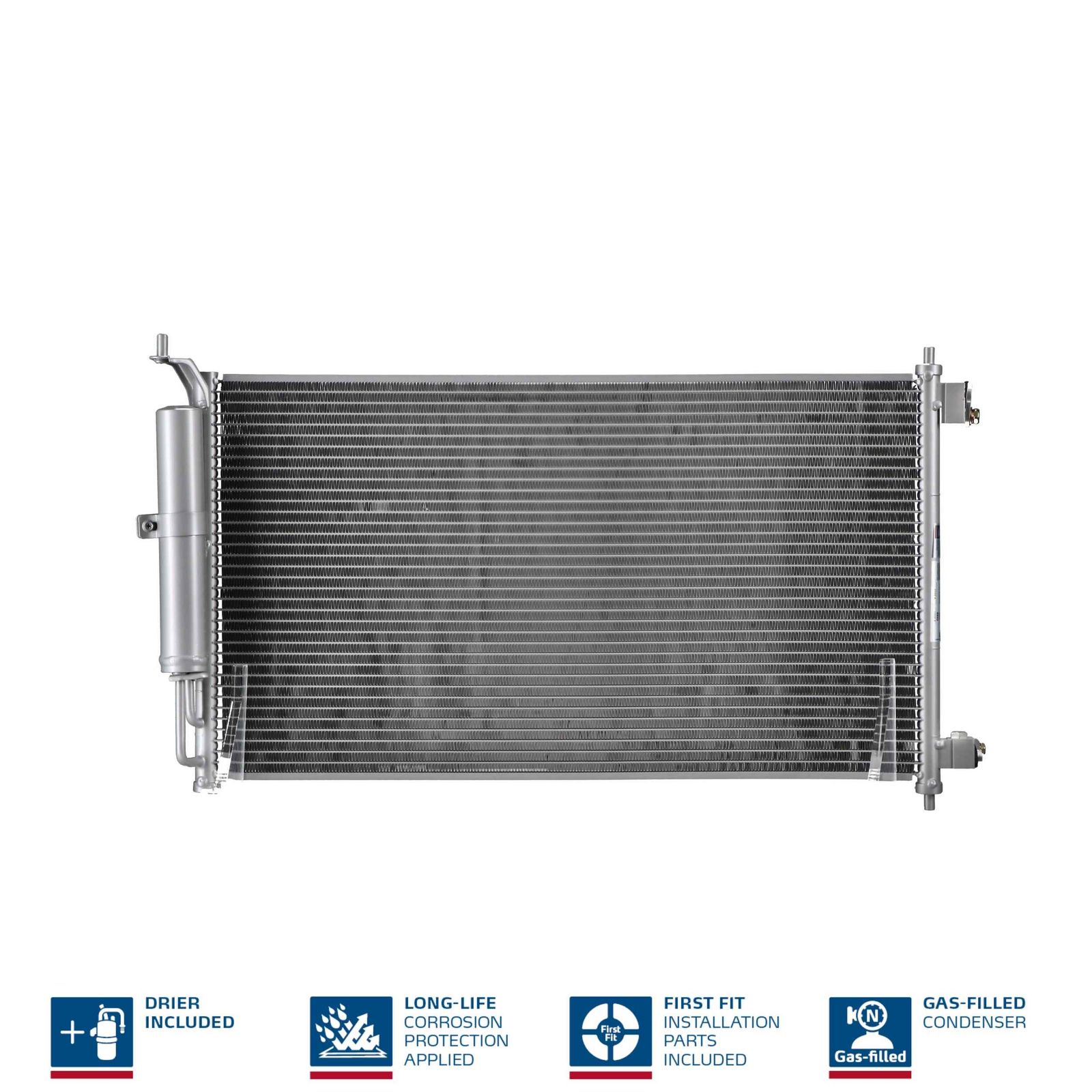 NISSENS 94621 Condenser, air conditioning