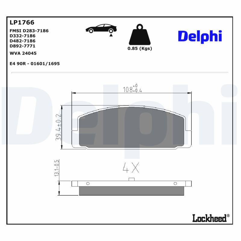 Brake Pad Set, disc brake-2