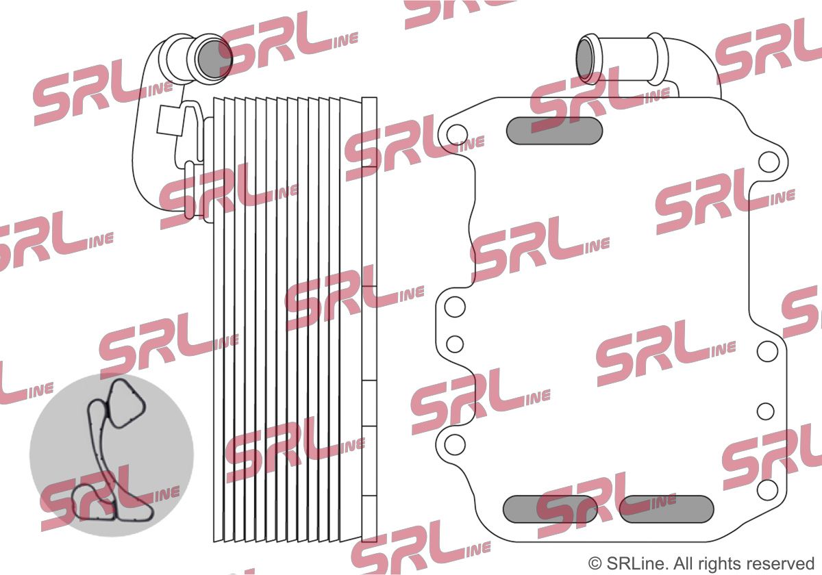 Oil Cooler, engine oil